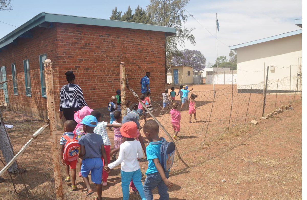 Children at CHC preschool program in Kanye, Botswana